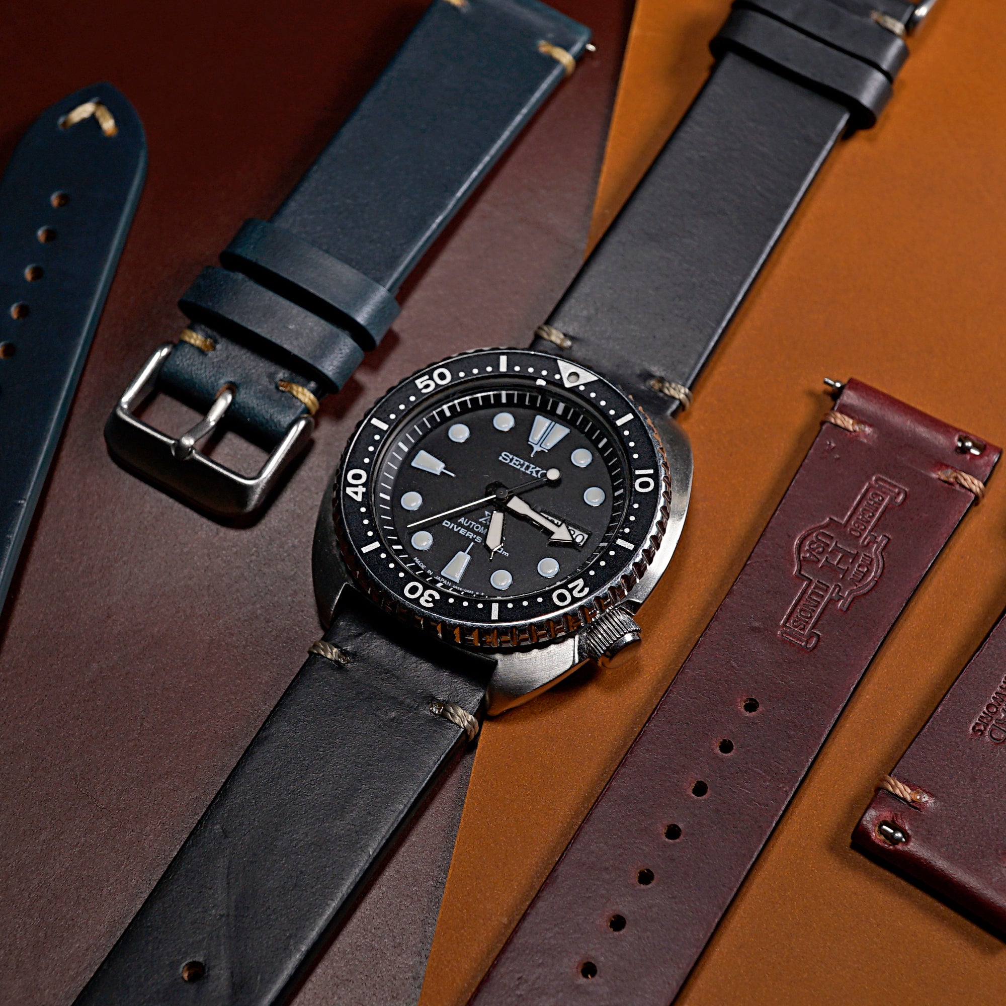 Horween hot sale leather chronograph