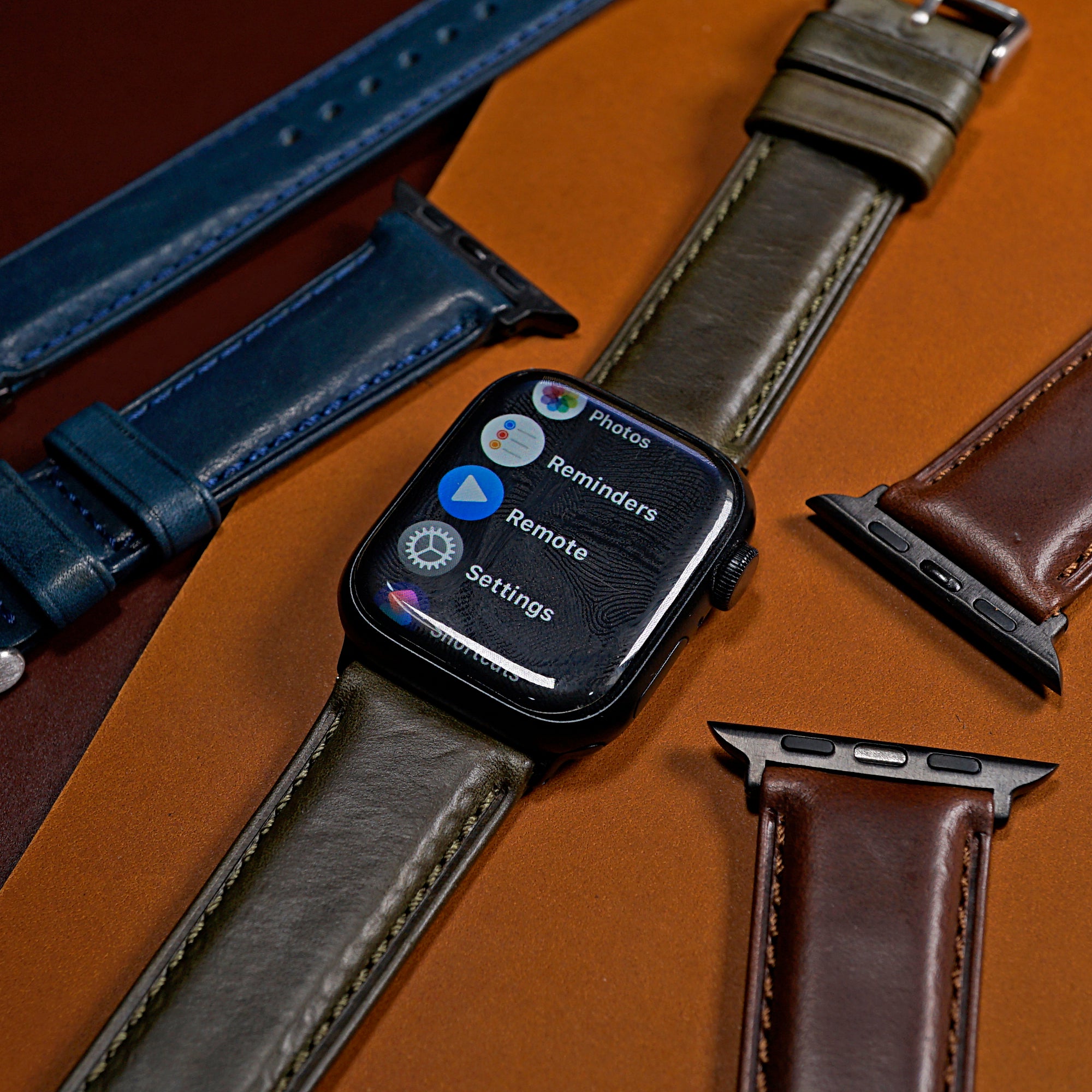 Horween leather sales apple watch strap