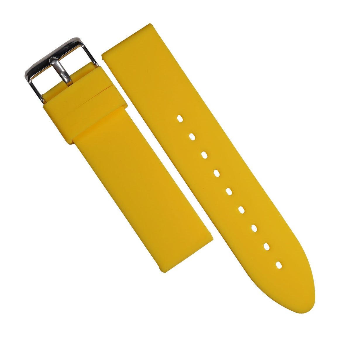 Basic Rubber Strap in Yellow - Nomad Watch Works MY
