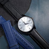 Premium Saffiano Leather Strap in Black - Nomad Watch Works MY