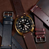 Vintage Horween Leather Strap in Chromexcel® Brown - Nomad Watch Works MY