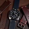 Vintage Horween Leather Strap in Chromexcel® Navy - Nomad Watch Works MY