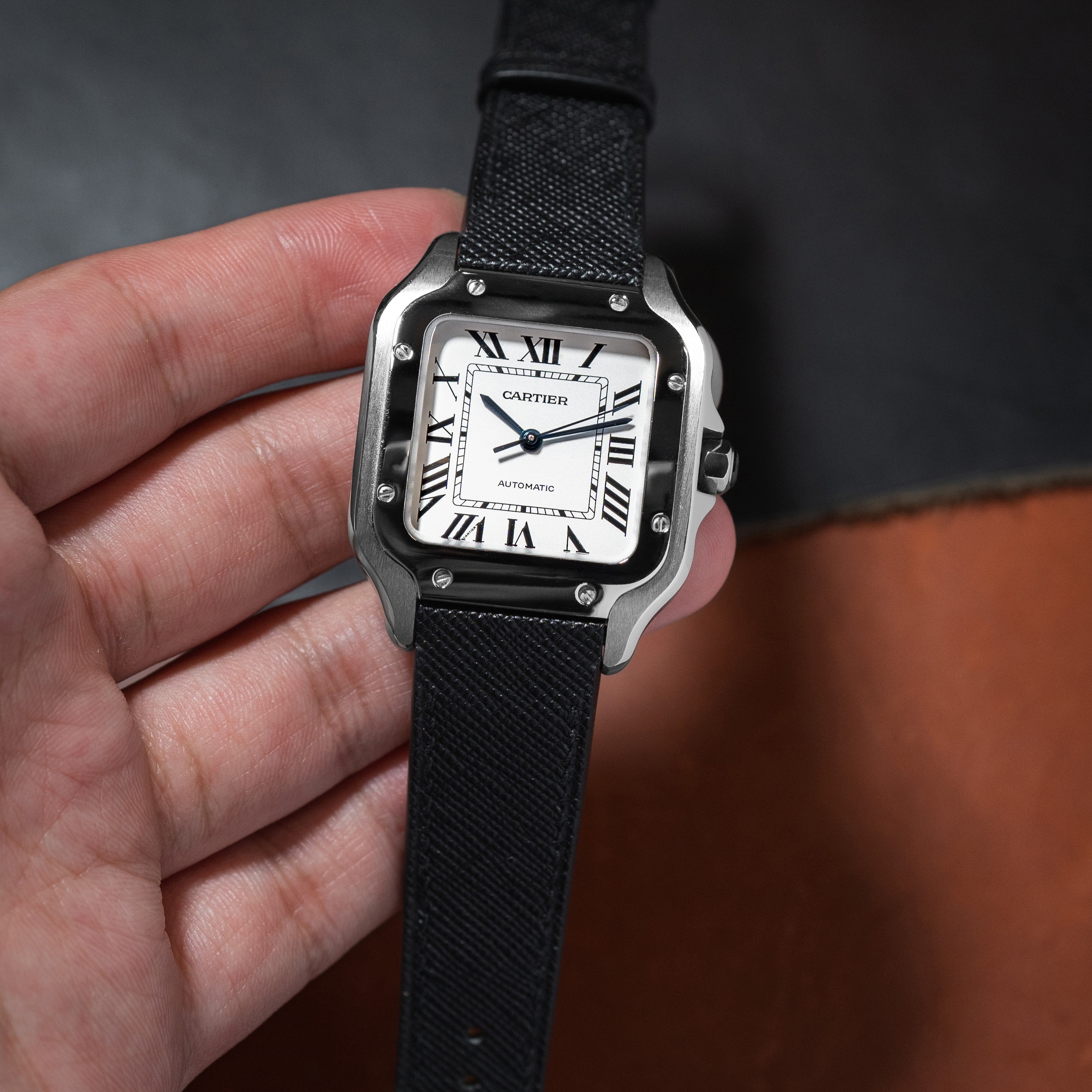 Custom Watch Strap for Cartier Santos de Cartier Nomad Watch Works MY