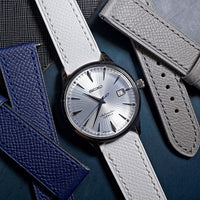 Dress Epsom Leather Strap in White - Nomad Watch Works MY