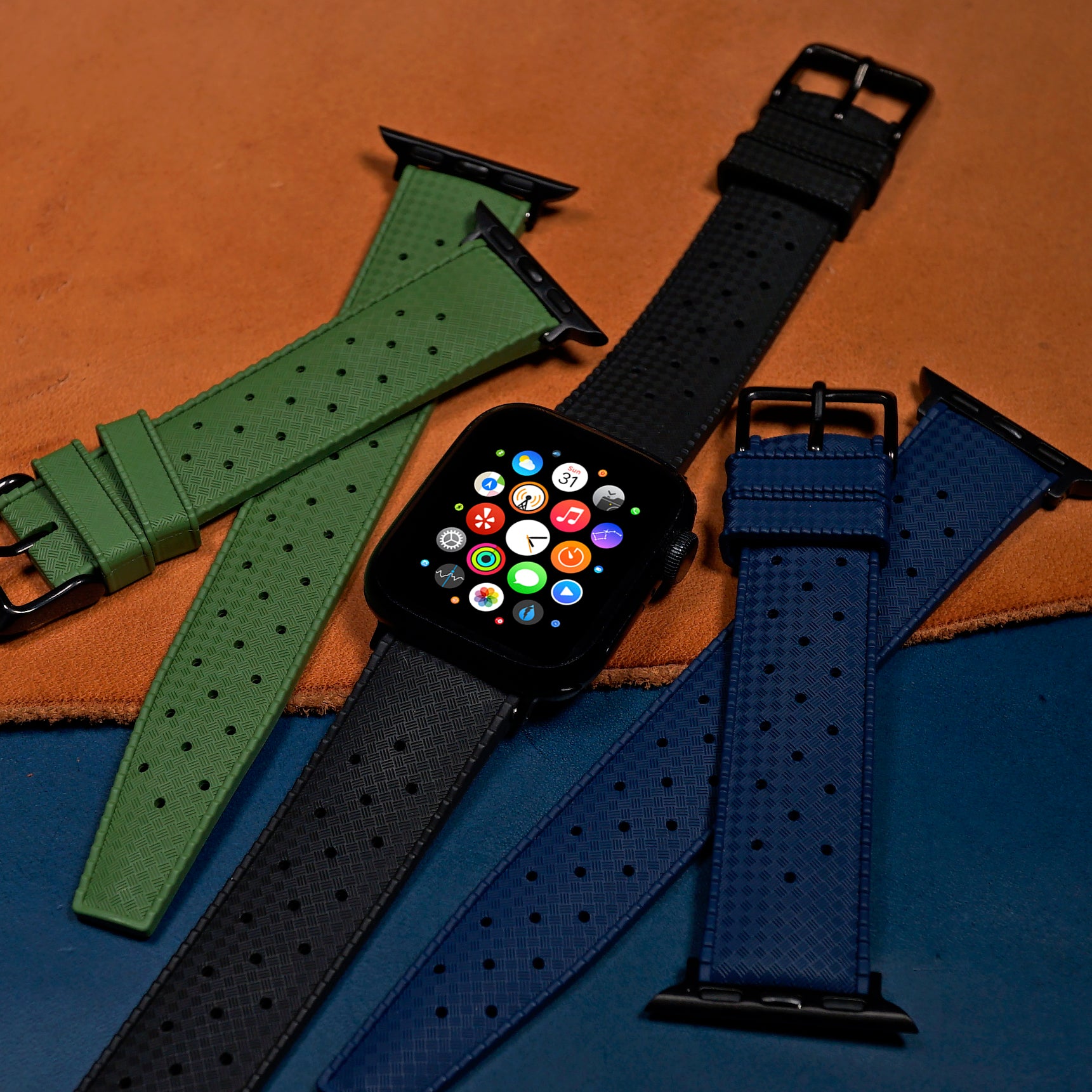 Rubber strap sale apple watch