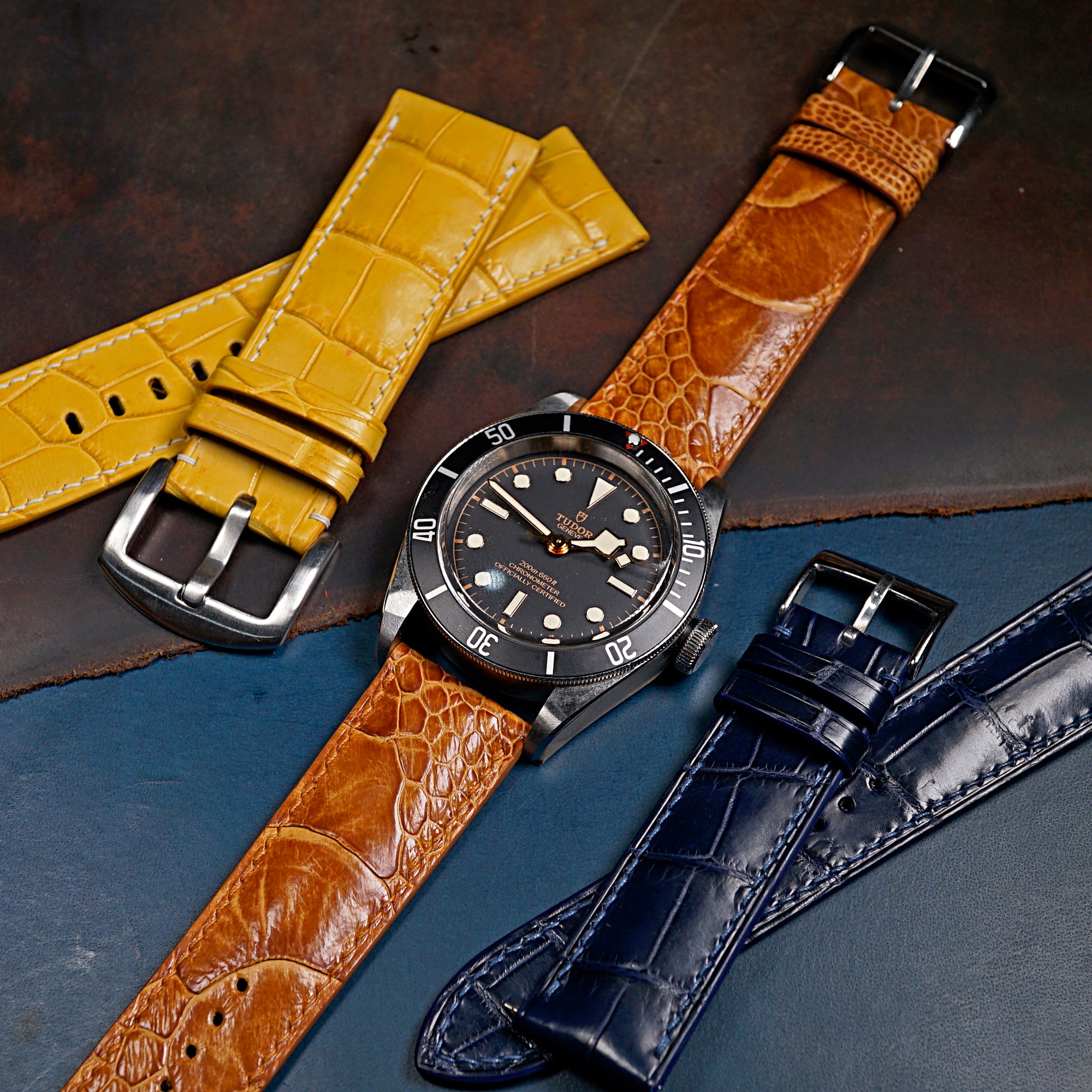 Handmade leather store watch straps