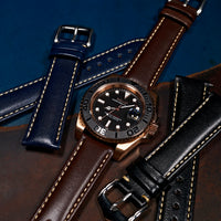 Quick Release Classic Leather Strap in Brown - Nomad Watch Works MY