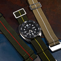 Marine Nationale Strap in Olive Yellow - Nomad Watch Works MY