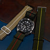 Marine Nationale Strap in Olive Red - Nomad Watch Works MY