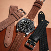 Premium Rally Leather Watch Strap in Tan - Nomad Watch Works MY