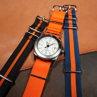 Premium Nato Strap in Orange - Nomad Watch Works MY