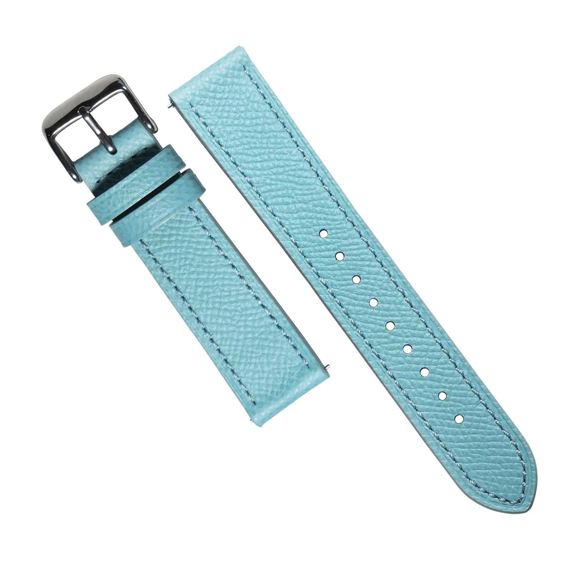 Dress Epsom Leather Strap in Baby Blue - Nomad Watch Works MY