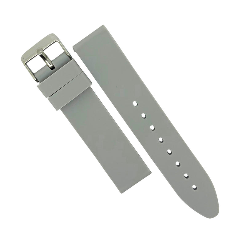 Basic Rubber Strap in Grey (18mm) - Nomad Watch Works MY