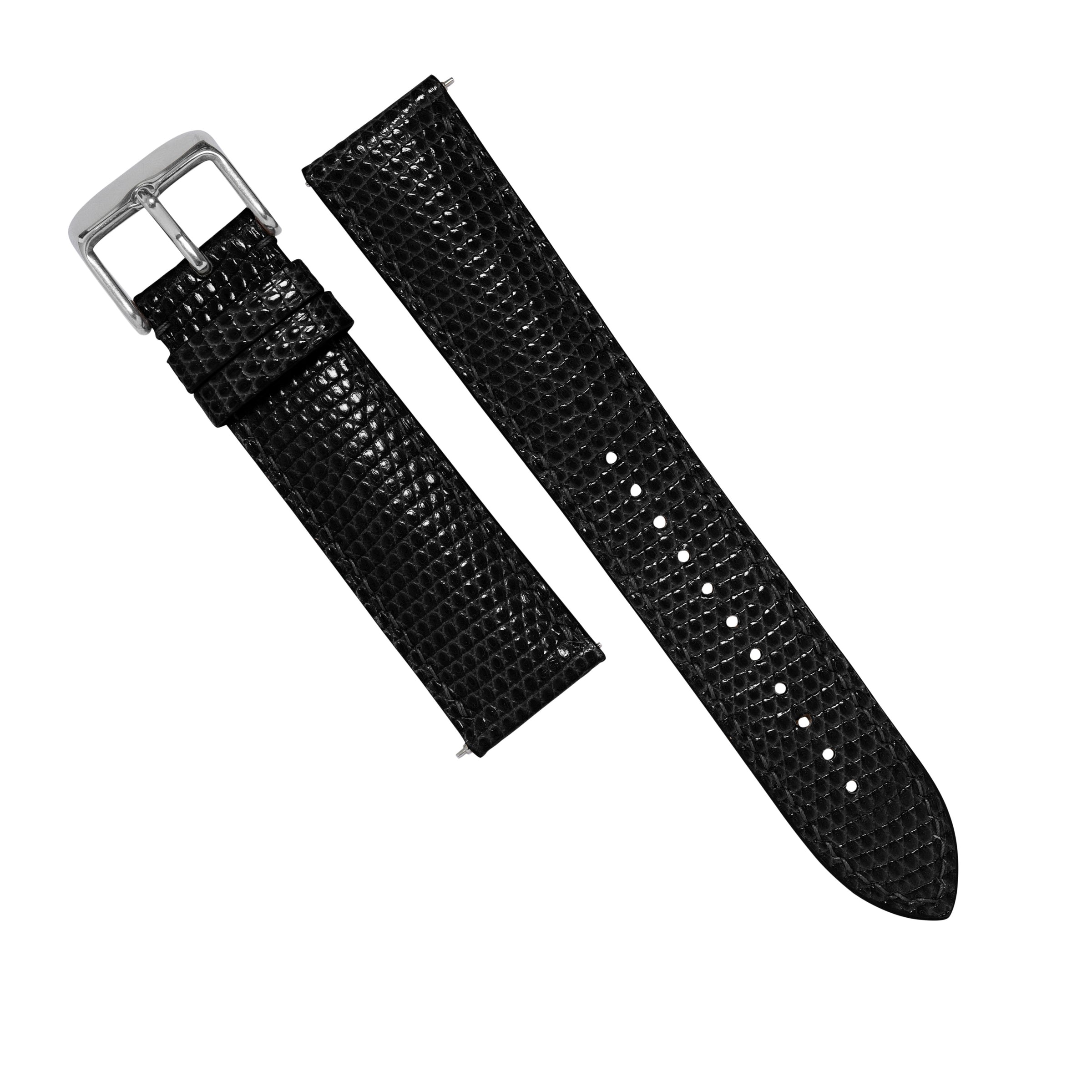 MTO Lizard Skin Strap in Black