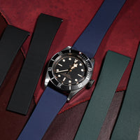 CTS Classic FKM Rubber Strap in Navy