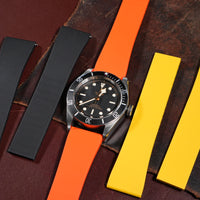 CTS Classic FKM Rubber Strap in Orange