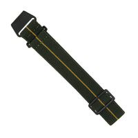 Marine Nationale Strap in Olive Yellow - Nomad Watch Works MY