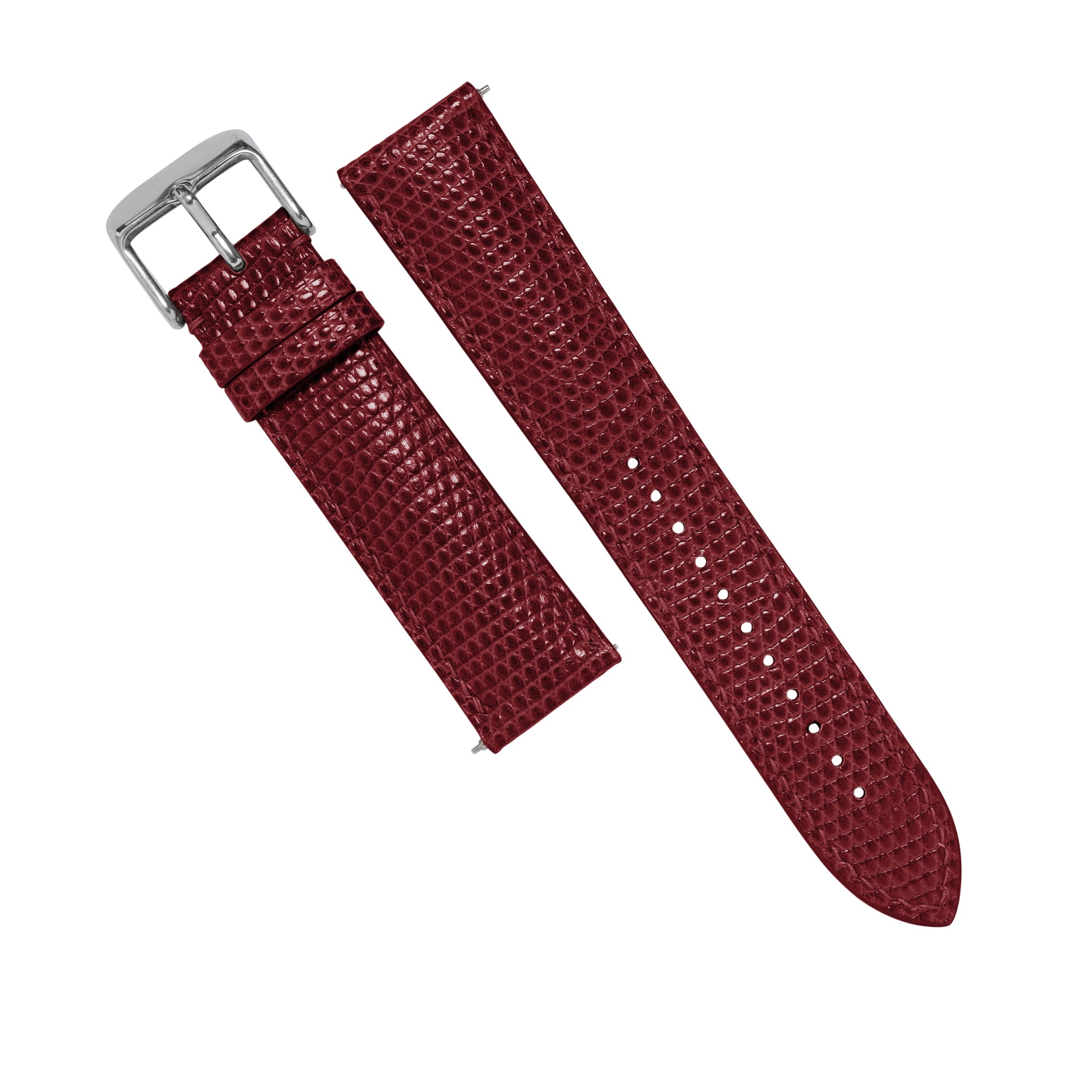 MTO Lizard Skin Strap in Red