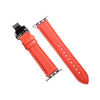 Classic Togo Leather Strap in Orange (Apple Watch)