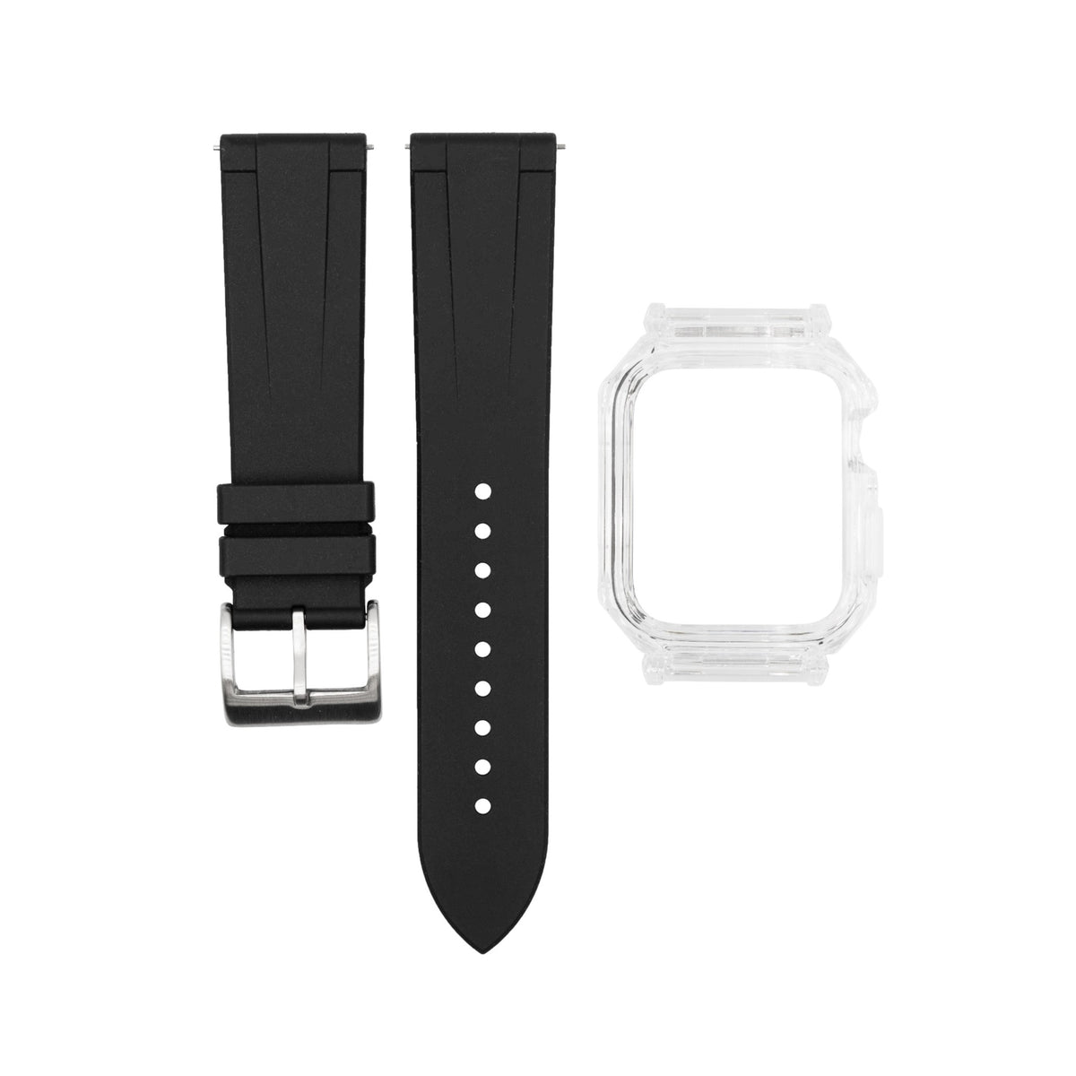 Apple Watch Rubber Mod Kit in Black - Nomad Watch Works MY