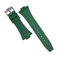 Flex Rubber Strap in Green for Tissot PRX - Nomad Watch Works MY