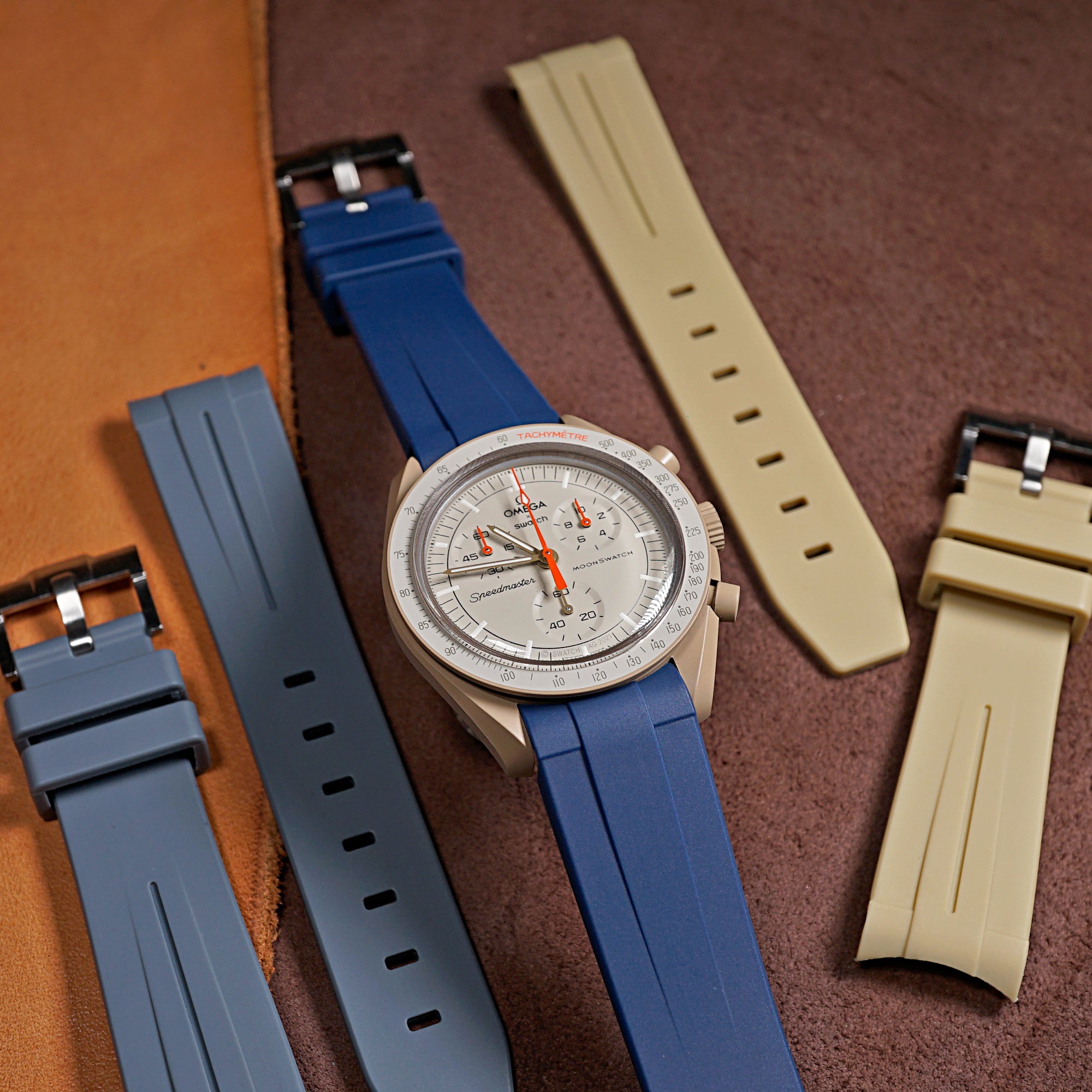 Swatch rubber strap top watches