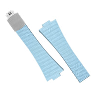 CTS Waffle FKM Rubber Strap in Baby Blue for Tissot PRX