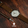 Premium Vintage Calf Leather Watch Strap in Rustic Tan (20mm) - Nomad Watch Works Malaysia