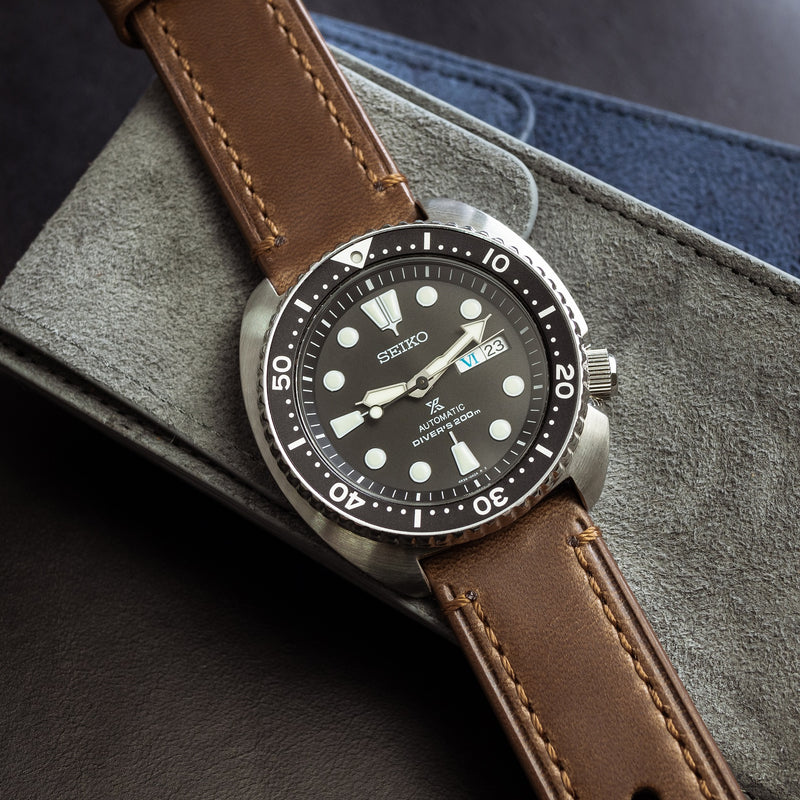 N2W Ammo Horween Leather Strap in Chromexcel® Tan (20mm) - Pre Order - Nomad Watch Works MY