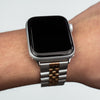 Apple Watch Jubilee Metal Strap in Silver and Rose Gold (38 & 40mm) - Nomad Watch Works MY