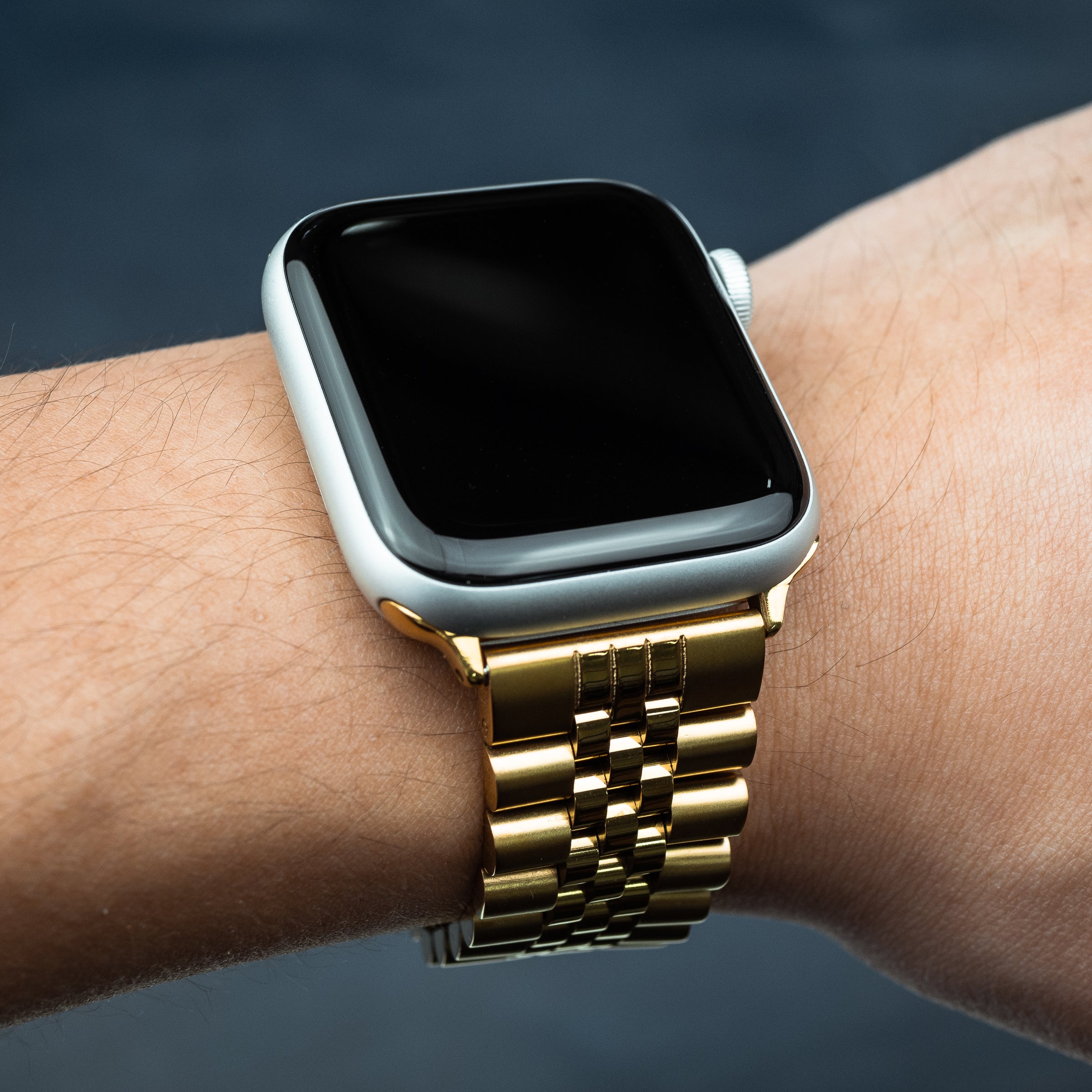 Apple Watch Jubilee Metal Strap in Yellow Gold (38 & 40mm) - Nomad Watch Works MY