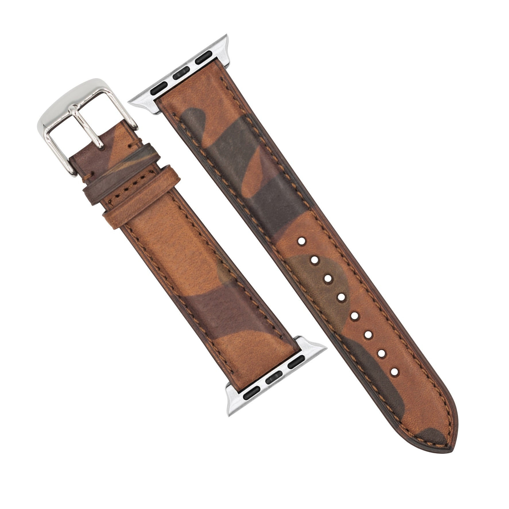 Emery Classic LPA Camo Leather Strap in Sand Camo (38, 40, 41mm) - Nomad Watch Works MY
