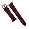Emery Dress Epsom Leather Strap in Burgundy (38 & 40mm) - Nomad Watch Works Malaysia