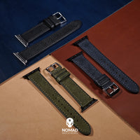 Emery Signature Pueblo Leather Strap in Black (38 & 40mm) - Nomad Watch Works Malaysia