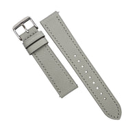 Emery Dress Epsom Leather Strap in Grey (19mm) - Nomad Watch Works MY