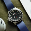 FKM Rubber Strap in Navy (20mm) - Nomad Watch Works Malaysia