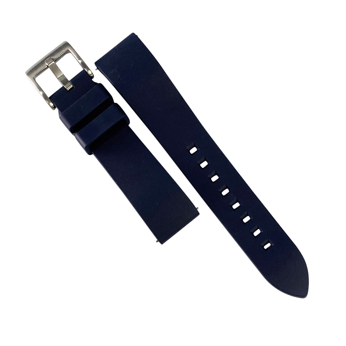FKM Rubber Strap in Navy (20mm) - Nomad Watch Works Malaysia
