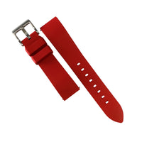 FKM Rubber Strap in Red (20mm) - Nomad Watch Works Malaysia