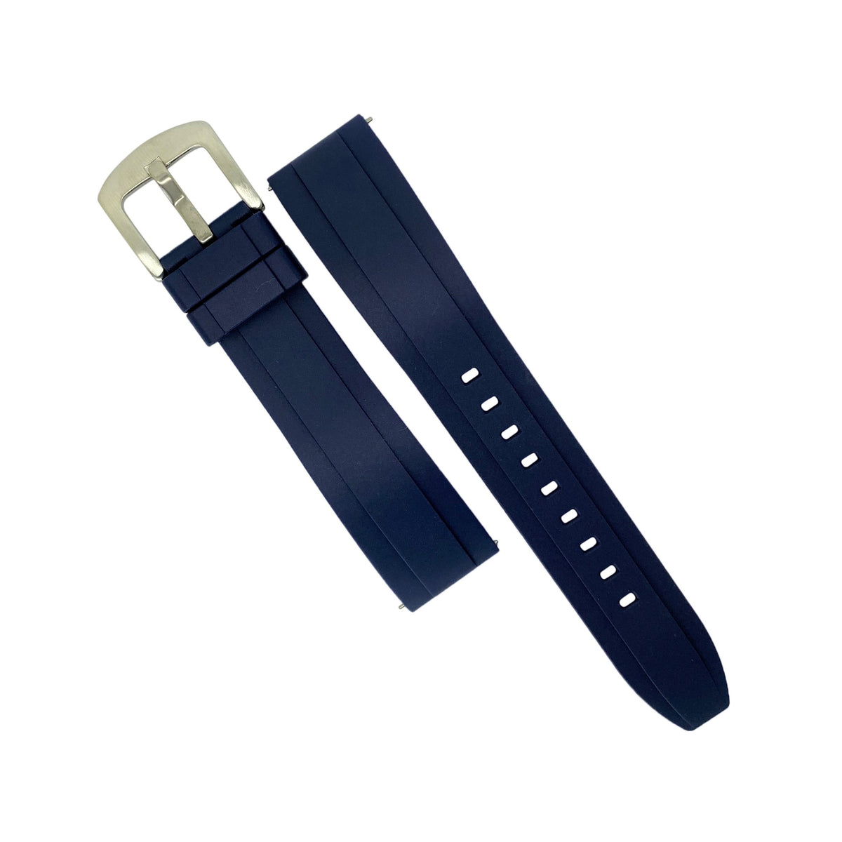 Flex Rubber Strap in Navy (20mm) - Nomad Watch Works Malaysia