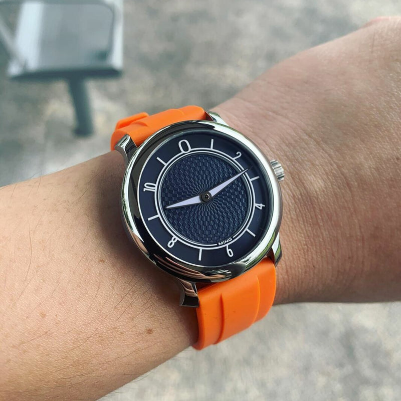 Flex Rubber Strap in Orange (20mm) - Nomad Watch Works Malaysia