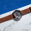 Premium Rally Suede Leather Watch Strap in Brown (20mm) - Nomad Watch Works Malaysia