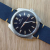 Premium Vintage Calf Leather Watch Strap in Blue (20mm) - Nomad Watch Works Malaysia