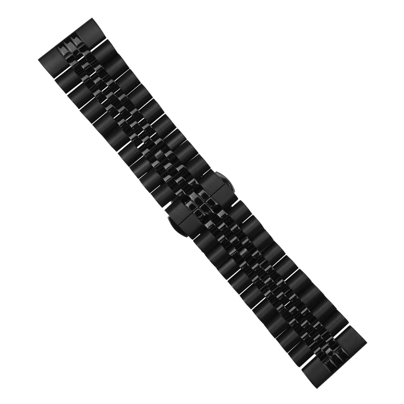 Jubilee Metal Strap in Black (20mm) - Nomad Watch Works MY