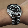 Jubilee Metal Strap in Silver and Black (20mm) - Nomad Watch Works MY