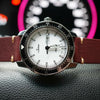 Premium Vintage Calf Leather Watch Strap in Maroon (20mm) - Nomad Watch Works Malaysia