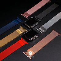 Apple Watch Milanese Mesh Strap in Silver (38 & 40mm) - Nomad Watch Works Malaysia