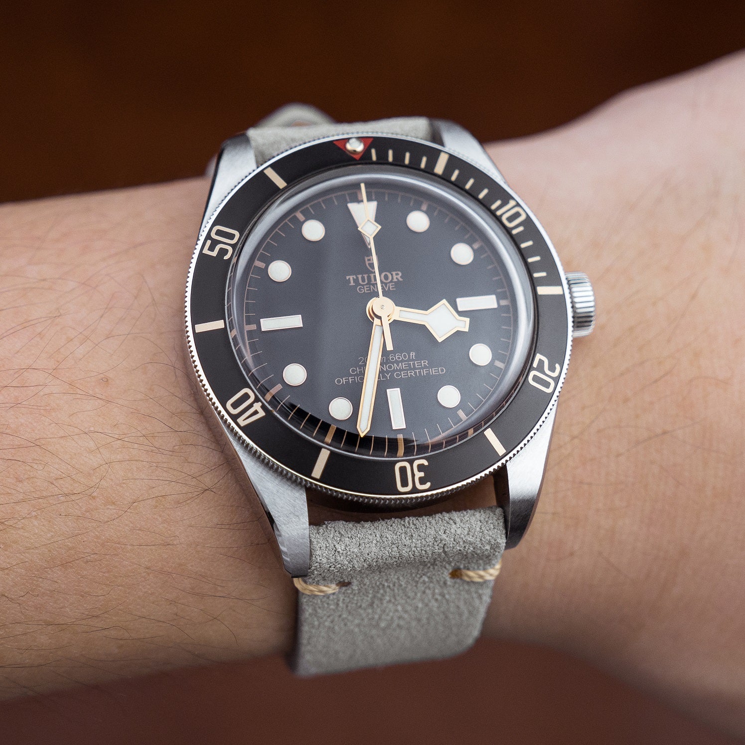 Suede nato strap on sale