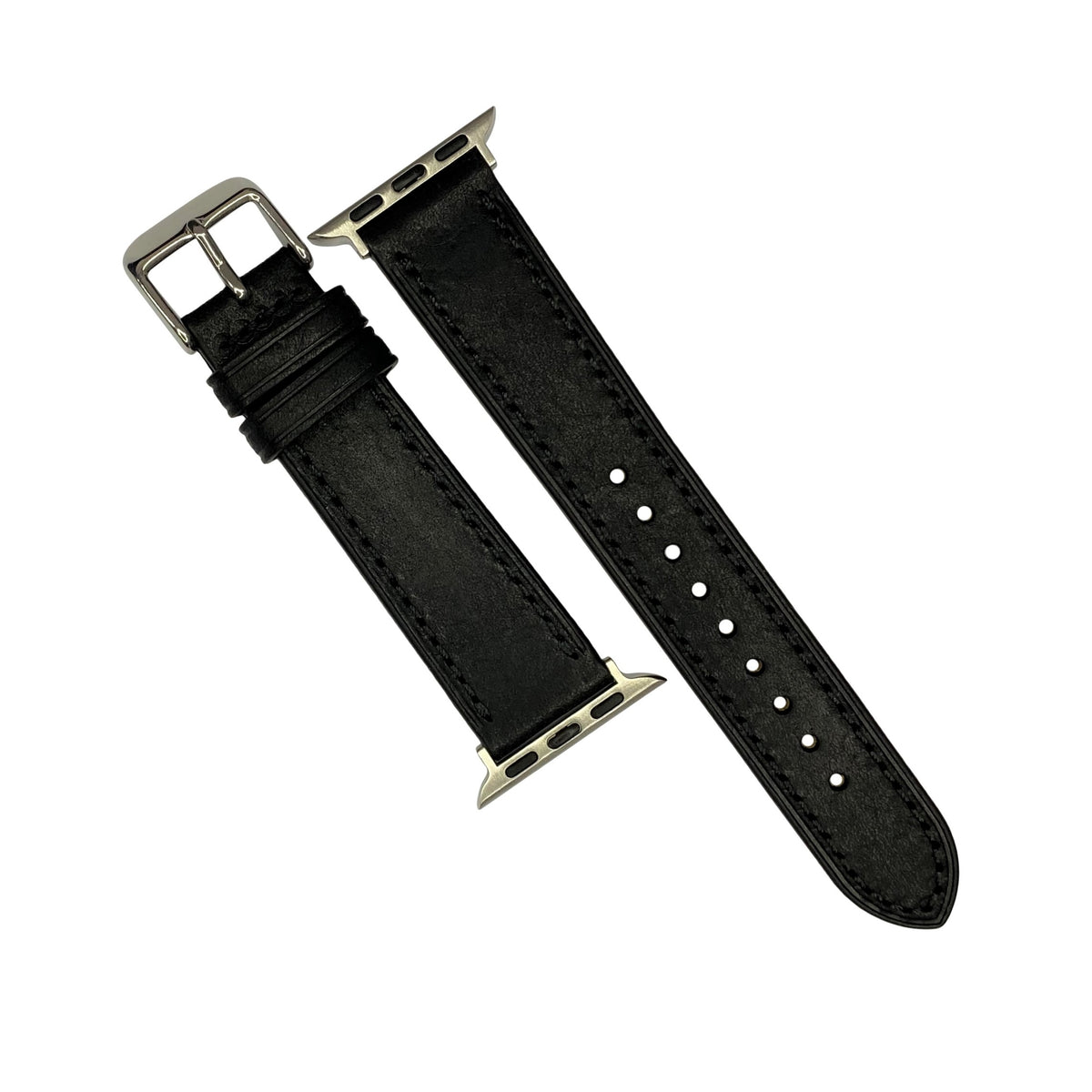 Emery Signature Pueblo Leather Strap in Black (38 & 40mm) - Nomad Watch Works Malaysia