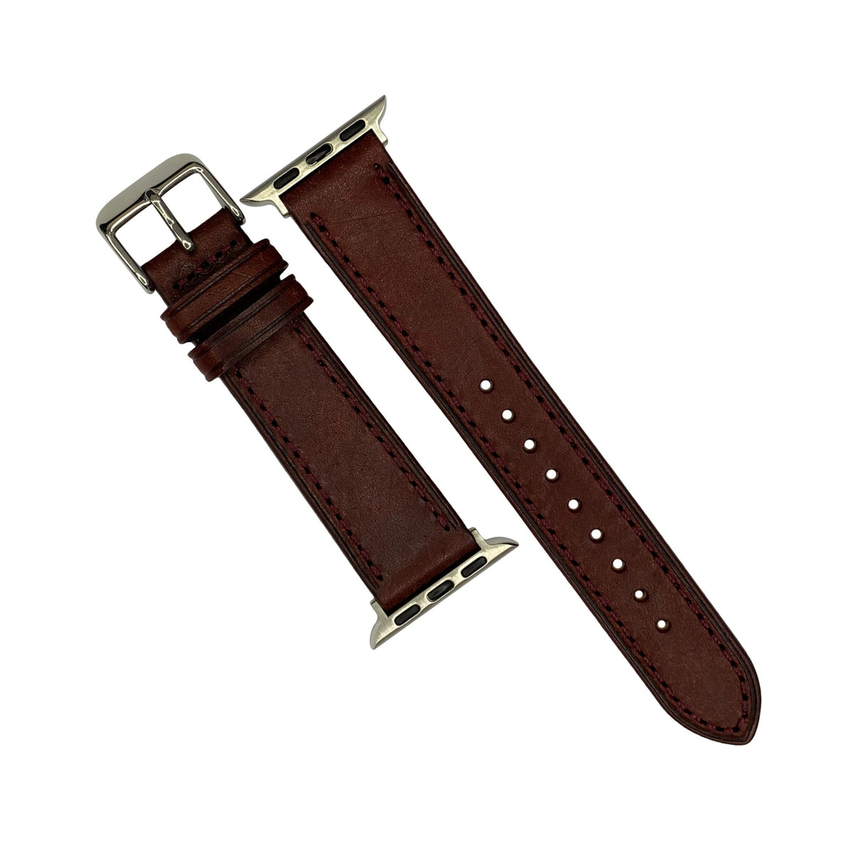 Emery Signature Pueblo Leather Strap in Bordeaux (38 & 40mm) - Nomad Watch Works Malaysia