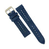 Premium Rally Suede Leather Watch Strap in Navy (20mm) - Nomad Watch Works Malaysia